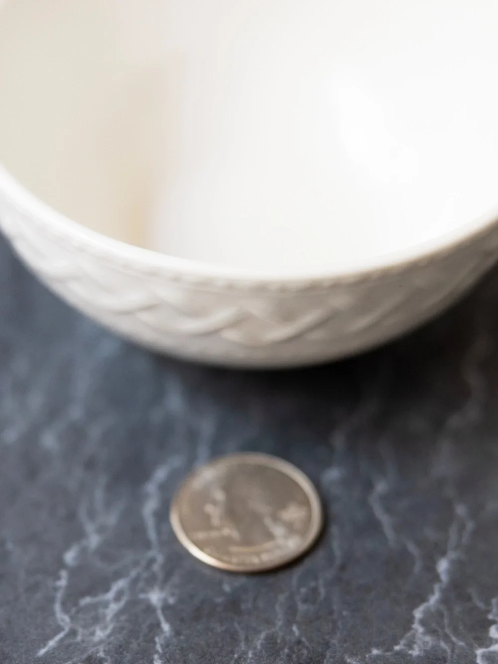 Set of 4 Philippe Richard TRELLIS small Dessert Bowls White 4